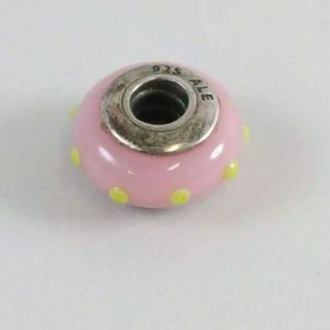 SALE Genuine Vintage pandora polka dot charm